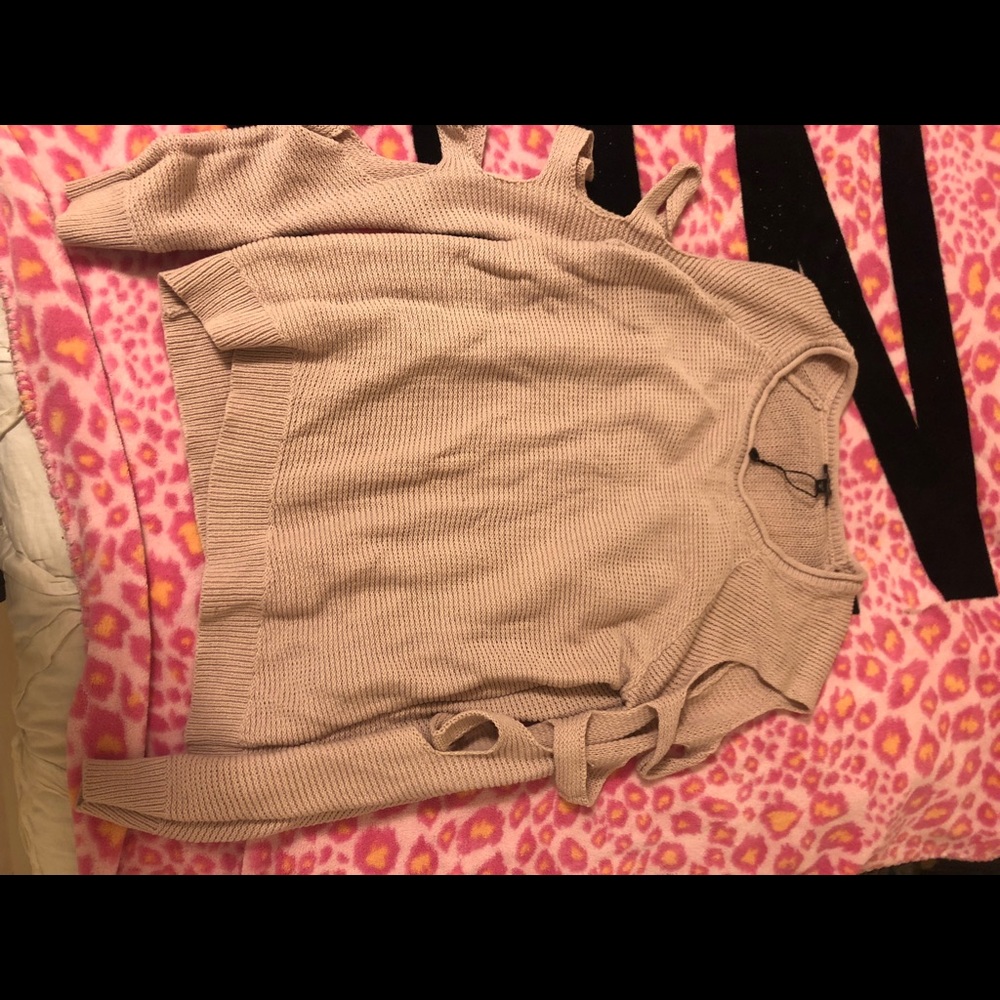 Light pink sweater from Express